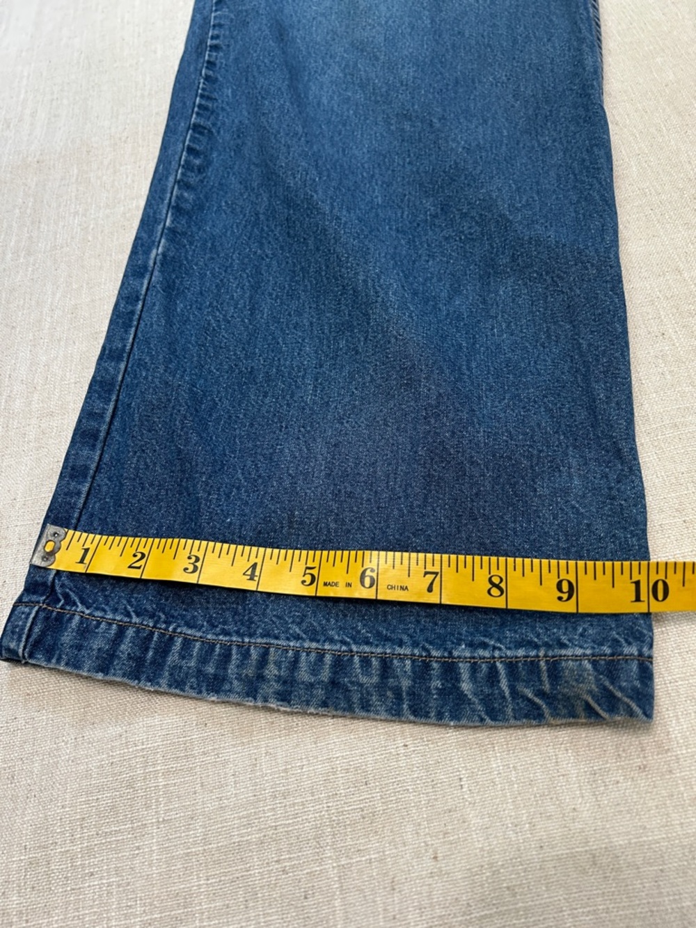 Vintage Tommy Hilfiger Jeans Women’s 14 Barrell Leg High Waisted Velvet Trimmed - Picture 10 of 16